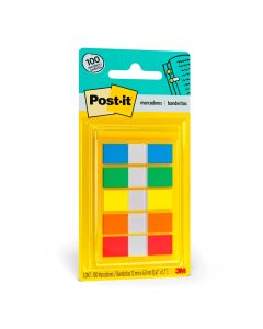 Banderitas Post-It Mini 1.2 x 4.3 cm C/100 