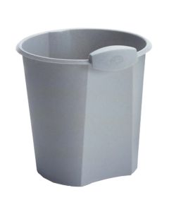 CESTO PARA BASURA SABLON 8004GR REDONDO GRIS 