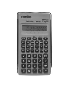 Calculadora Científica Barrilito 8070CCB, 10 Dígitos, 136 Funciones, Solar/Batería