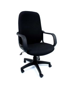 Silla Ejecutiva Resp.Alto Luxo L300N Tela Negro Uso Rudo