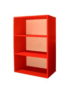 Mueble Organizador Diako 9632-L7 Lateral 60 X 90 X 30 Cm Rojo Completo