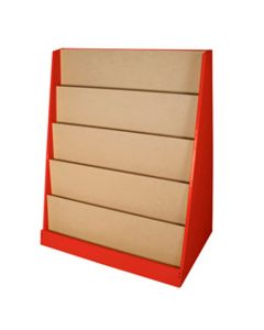 Mueble P/Libros Diako 9531-A7 94 X 65 X 111 Cm Rojo Completo Grande