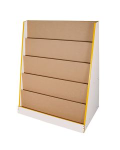 Mueble P/Libros Diako 9531-Ai 94 X 65 X 111 Cm Bco-Amarillo Grande