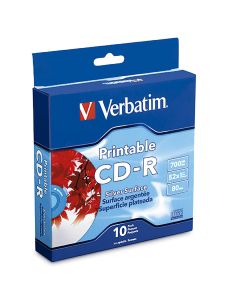 Cd-R 80 Min Verbatim 95095 C/10 Impr.Silver