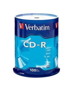 Cd-R 80 Min Verbatim 94554 C/100 Normal 1X-52X