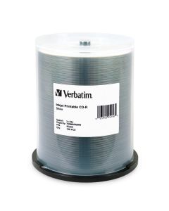 Cd-R 80 Min Verbatim 95256 C/100 Impr.Silver