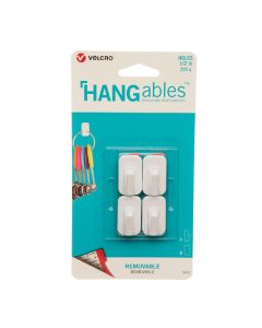 Ganchos Colgantes Velcro 30102Lat Blanco Removibles C/4