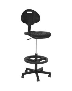 Silla Cajero Industrial Albar Ai-04 I Negro C/Ruedas