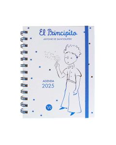 Agenda Diaria VR El Principito 13.5 x 17.5 cm, 2 días x página 