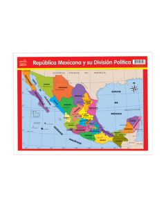 Poster Mini Granmark 1361 44 X 25 Cm Mapa De Mexico