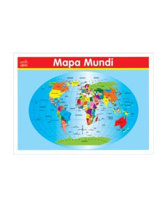 Poster Mini Granmark 1361 44 X 25 Cm Mapa Mundi