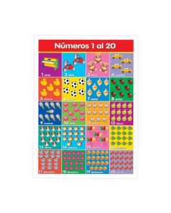 Poster Granmark 1347-1 70 X 50 Cm Numeros 1 Al 20