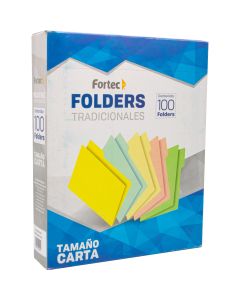 Folder Crema Fortec C/100 Carta 