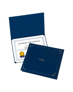 Porta Certificado Diploma Oxford 29900235 Az.Mar. Carta Paq/5