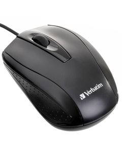 Mouse Alámbrico Óptico Verbatim 98106, USB, Negro