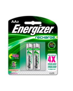 Batería Recargable AA Energizer Bl/2