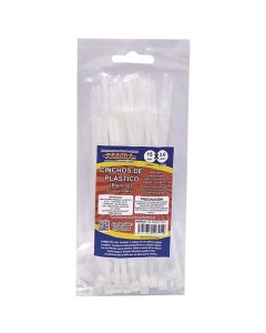 Cinchos De Plastico Pascua Pacinch 1525 15 Cm X 3.6 Mm Bl/25 Blanco