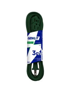 Extension Domestica Genlit Gl-Xtd03Mv 3 Mts Verde