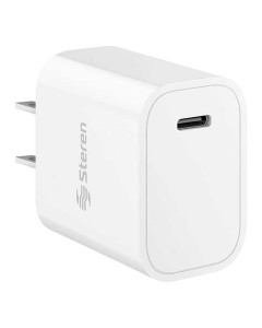 CARGADOR STEREN ELI-755 USB C 20W BLANCO