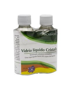 Resina Liquida Politec Cristafix 230 Ml. Fco Jgo.C/2