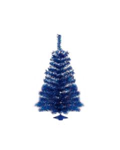 Pino Navidad de Escritorio Naviplastic 60 cm. Azul Metálico