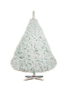 Pino Navidad Naviplastic 1.60 m. Monarca Blanco Iridiscente