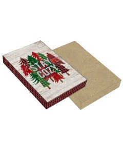 Caja Regalo Nav. Edg Ck3Sb-1 Kraft 24 X 36 X 4 Cms. C/3 V.Dise¥Os