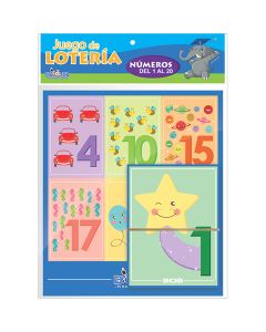 Loteria Didactica Bob 002 Numeros