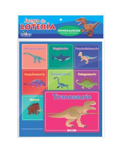 Loteria Didactica Bob 009 Dinosaurios