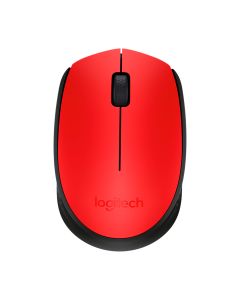 Mouse Inalámbrico Logitech M170 Rojo, USB 