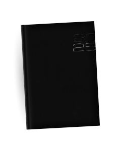 Agenda Ejecutiva Fortec Flutuationi Negro 17 x 24 cm, Semanal 