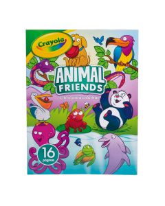 CUADERNO ILUMINAR CRAYOLA 695816 ANIMAL FRIENDS 16 HJS