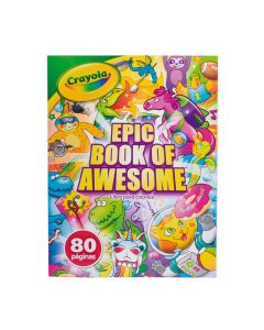 CUADERNO ILUMINAR CRAYOLA 586080 EPIC BOOK AWESOME 80 HJS