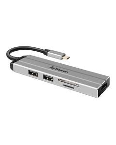 Estación de Conexión USB C Steren USB-4740, 6 en 1