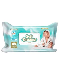 Toallas Humedas P/Bebe Soft Dreams C/80 Hojas