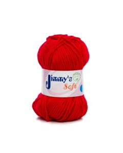 Estambre Soft Liso Jimmys Col.1806-Rojo 50Gr.