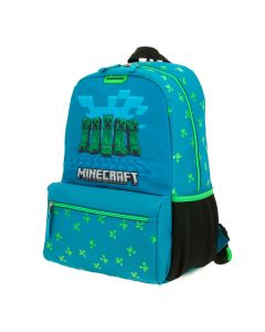 Mochila Chenson Mc65972-9 Minecraft Azul Grande