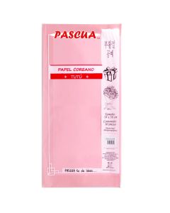 Papel Coreano Tutu Pktuhd Rosa 58 X 29 Cm. Paq.10P.