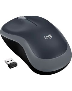 Mouse Inalámbrico Logitech M185 Negro/Gris